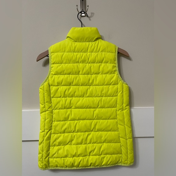 J. Crew Neon Lime Green-Yellow Puffer Vest Size XXS - Picture 6 of 9